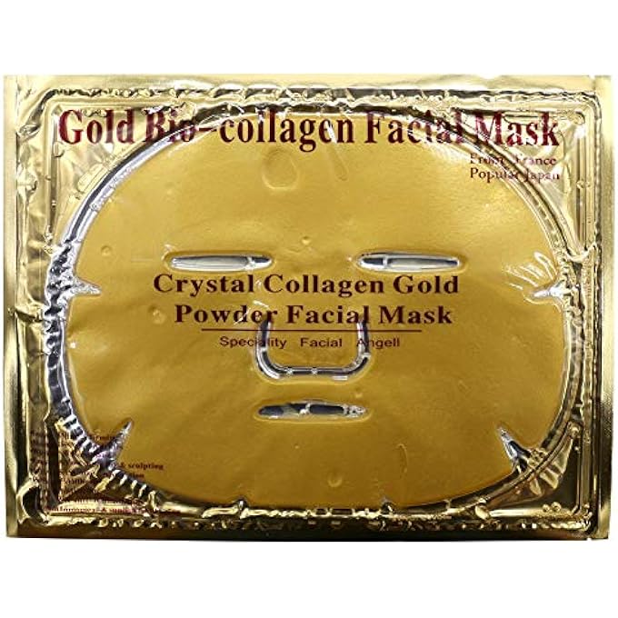 ROTUS 6PCS 24K GOLD GEL COLLAGEN CRYSTAL FACIAL MASKS SHEET PATCH FOR ANTI AGING, WHITENING, PUFFINESS, ANTI WRINKLE, MOISTURIZING, DEEP TISSUE REJUVENATION AND HYDRATES SKIN - Image 2
